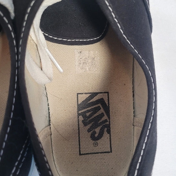 Vans Era Black White Unisex Shoes Size M 9.5 W 11 - Picture 7 of 14